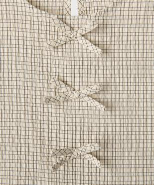 Chemise à carreaux col rond fille vue2 - GEMO (ENFANT) - GEMO