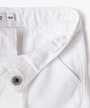 Bermuda chino en coton bébé garçon vue2 - GEMO 4G BEBE - GEMO