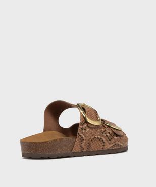 Mules ouvertes avec brides à boucles femme - Follow Me vue5 - FOLLOW ME - GEMO
