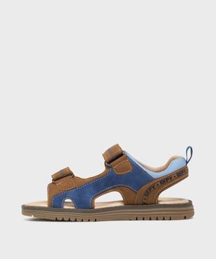 Sandales casual chic à double scratch garçon - Gepy vue3 - GEPY - GEMO