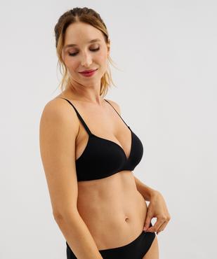 Soutien-gorge triangle sans armature à bonnets moulés vue5 - GEMO 4G FEMME - GEMO