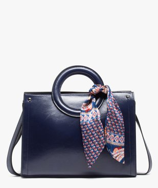 Sac à main femme verni mat avec anses fantaisie vue1 - GEMO (ACCESS) - GEMO