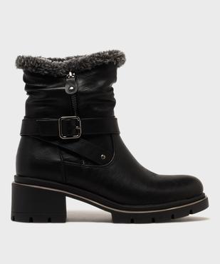 Boots fourrées à talon et semelle crantée femme - Valentina Baldano vue1 - VALENTINA BALDA - GEMO