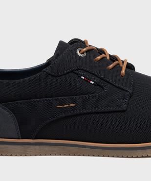 Derbies en toile à semelle sport homme - Mario Baldano vue7 - MARIO BALDANO - GEMO