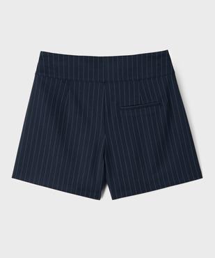 Short ample à rayures tennis fille vue4 - GEMO (JUNIOR) - GEMO