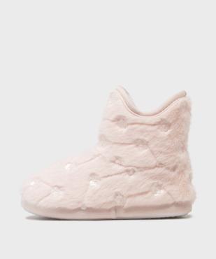Chaussons boots fourrés fille vue3 - GEMO (ENFANT) - GEMO