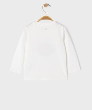 Tee-shirt manches longues avec motif animal bébé garçon vue3 - GEMO 4G BEBE - GEMO