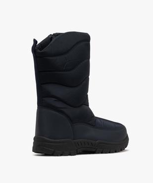 Après-ski femme à zip effet matelassé avec semelle épaisse crantée  vue4 - SNOW FUN - GEMO