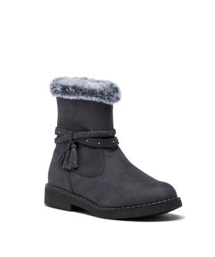Boots fourrées à brides et zip pratique fille vue2 - GEMO (ENFANT) - GEMO