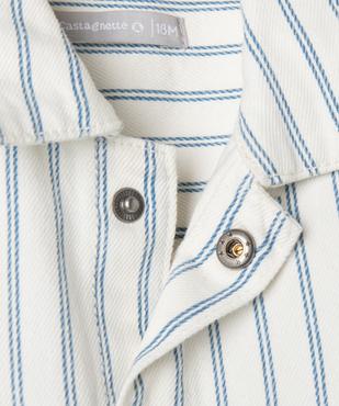 Sur-chemise à rayures bébé garçon - LuluCastagnette vue3 - LULUCASTAGNETTE - GEMO
