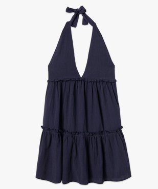 Robe de plage femme à volants vue4 - GEMO (PLAGE) - GEMO