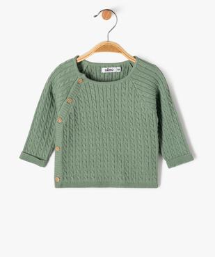 Gilet brassière avec fermeture latérale bébé vue1 - GEMO(BB COUCHE) - GEMO