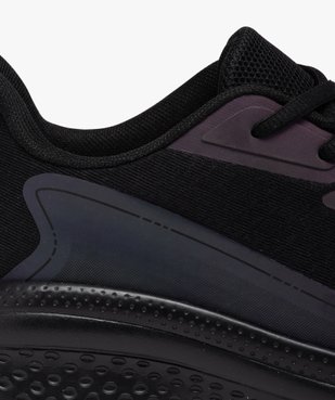 Baskets homme running en mesh avec détails irisés  vue6 - GEMO (SPORTSWR) - GEMO