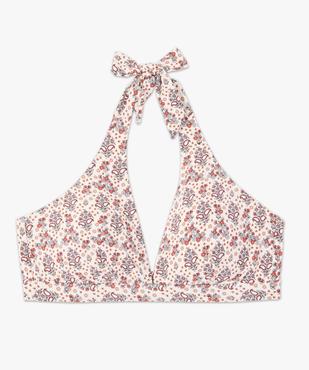 Haut de maillot de bain femme grande taille triangle foulard vue4 - GEMO (PLAGE) - GEMO