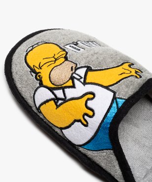 Chaussons homme forme mule à motif - The Simpsons vue6 - SIMPSONS - GEMO