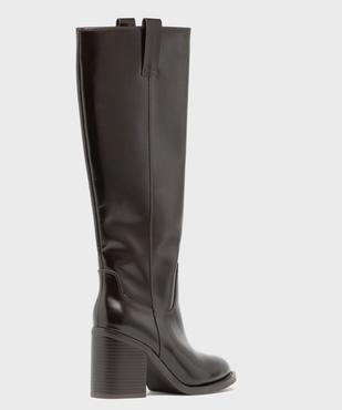 Bottes cavalières à talon haut femme vue4 - FOLLOW ME - GEMO