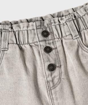 Jean Slouchy avec taille ajustable fille vue2 - GEMO (ENFANT) - GEMO