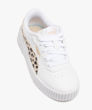 Baskets fille unies avec bande à imprimés - Puma vue5 - PUMA - GEMO