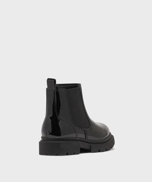 Boots Chelsea vernies à imprimé animal fille vue4 - LOVELY WINGS GEMO FOR GOOD - GEMO