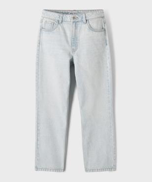 Jean straight en denim 100% coton fille vue2 - GEMO 4G FILLE - GEMO