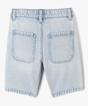 Bermuda en jean coupe Skater garçon vue7 - GEMO (ENFANT) - GEMO