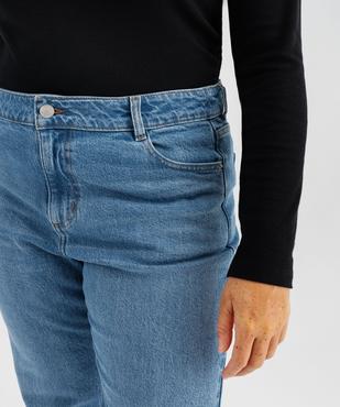 Jean Straight en coton stretch avec taille ajustable femme grande taille vue4 - GEMO 4G GT - GEMO