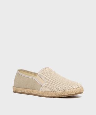 Slippers en toile homme - Urban Steps vue2 - URBAN STEPS - GEMO