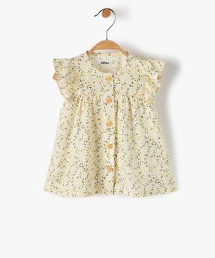 Blouse bébé fille sans manches à motifs vue1 - GEMO(BEBE DEBT) - GEMO