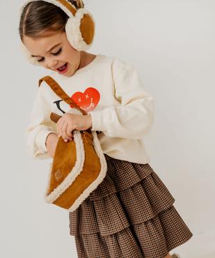 Jupe courte à volants avec taille élastique fille vue7 - GEMO (ENFANT) - GEMO