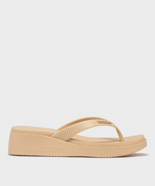 Tongs à talon compensé femme - Havainas vue1 - HAVAIANAS - GEMO