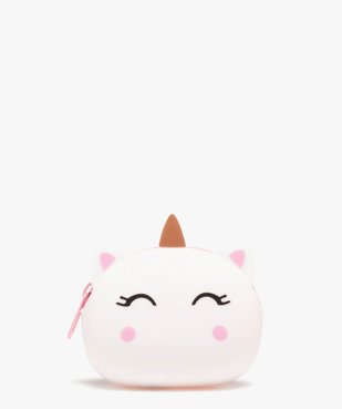 Porte-monnaie licorne en silicone souple fille vue1 - GEMO (ENFANT) - GEMO