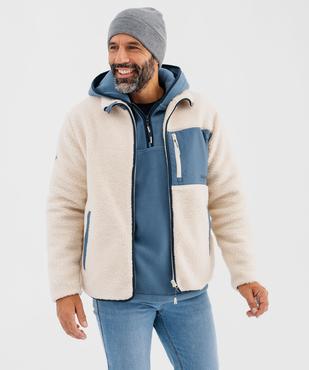 Veste zippée en sherpa homme - Roadsign vue3 - ROADSIGN G4G - GEMO