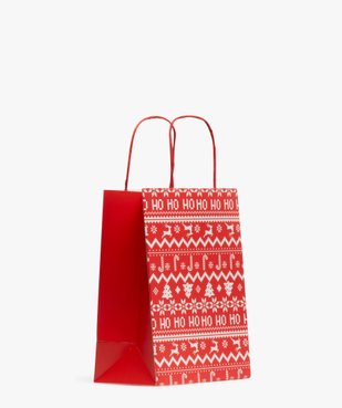 Pochette cadeau avec motif Noël vue1 - GEMO (ACCESS) - GEMO