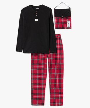 Pyjama homme à carreaux dans sa pochette vue4 - GEMO(HOMWR HOM) - GEMO