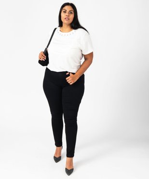 Jegging à large ceinture élastique et taille normale femme grande taille vue5 - GEMO 4G GT - GEMO