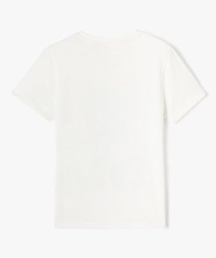 Tee-shirt à manches courtes avec inscription garçon vue3 - GEMO (ENFANT) - GEMO