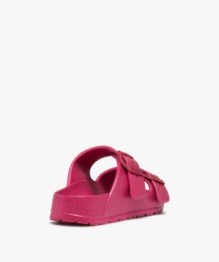 Mules de piscine fille pailletées à brides ajustables vue4 - GEMO (ENFANT) - GEMO