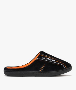 Chaussons homme mules en velours ras - Olympia vue1 - OLYMPIA - GEMO