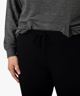 Pantalon de pyjama femme grande taille resserré dans le bas  vue2 - GEMO 4G FEMME - GEMO