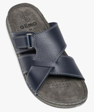 Mules confort multibrides croisées homme vue5 - GEMO (CASUAL) - GEMO