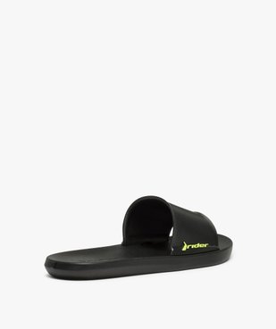 Mules de piscine fille unies logo fluo – Rider vue4 - RIDER - GEMO