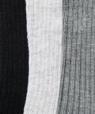 Chaussettes en maille côtelée fille (lot de 3) vue2 - GEMO 4G FILLE - GEMO