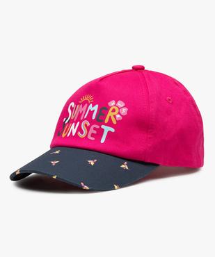 Casquette fille à visière imprimée oiseaux vue1 - GEMO (ENFANT) - GEMO