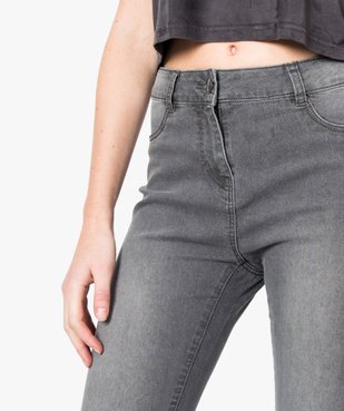 Jean skinny taille basse en stretch 4 poches vue2 - FOLLOW ME - GEMO