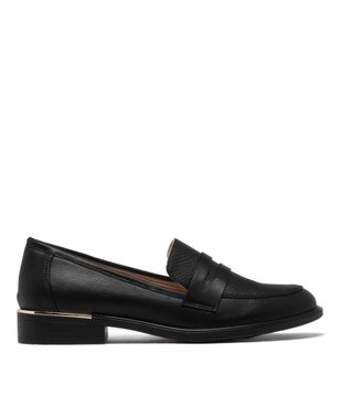 Mocassins unis à détail doré femme vue2 - VALENTINA BALDA - GEMO