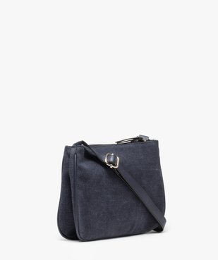 Sac bandoulière femme bimatière à détails brillants vue2 - GEMO (ACCESS) - GEMO