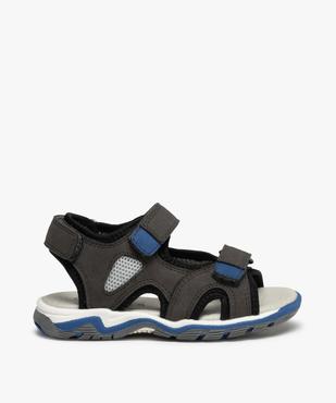 Sandales sport garçon multi-matières à brides scratch  vue1 - GEMO (ENFANT) - GEMO
