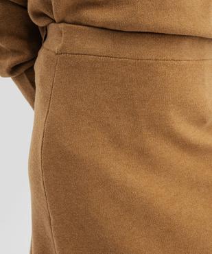 Jupe longue en maille tricotée femme vue5 - GEMO 4G FEMME - GEMO