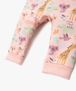 Pantalon en maille imprimé évolutif bébé vue3 - GEMO(BB COUCHE) - GEMO