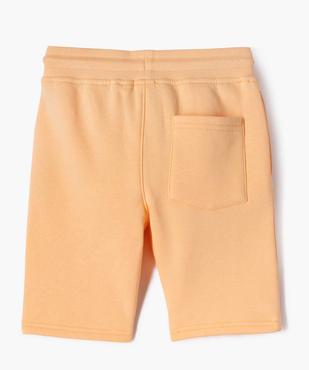 Bermuda en maille avec intérieur molletonné garçon vue7 - GEMO (ENFANT) - GEMO